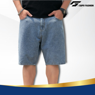  Quần Short Jean Nam Bigsize Ống Rộng Vải Jean Cotton Dày Dặn Cao Cấp Local Brand GUPO – JS133 
