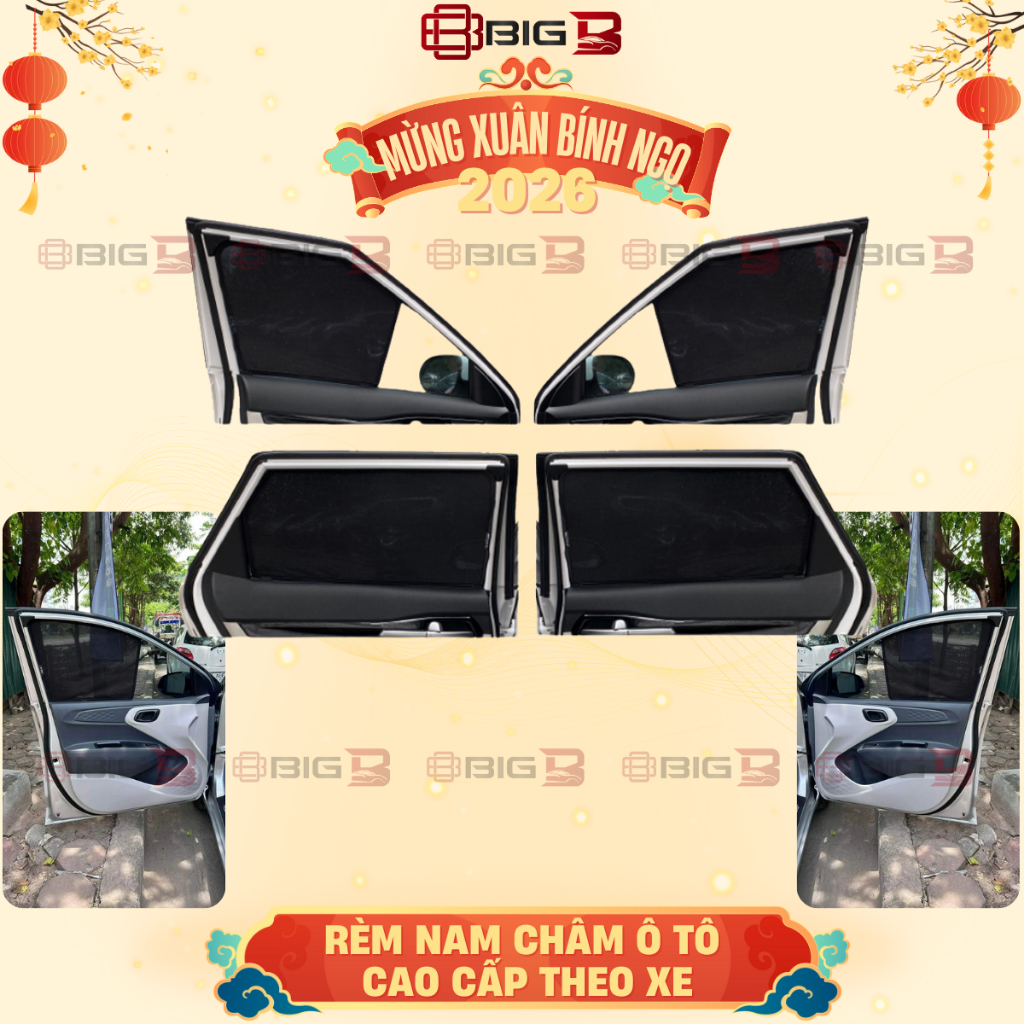 Gợi ý các mẫu che nắng ô tô bên trong cho mùa hè 2026