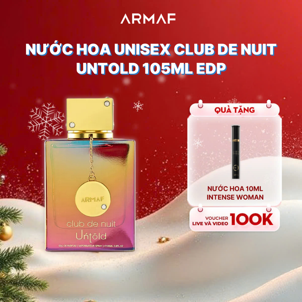 Nước hoa Unisex ARMAF Club de Nuit Untold EDP - 105ml | BigBuy360 - bigbuy360.vn