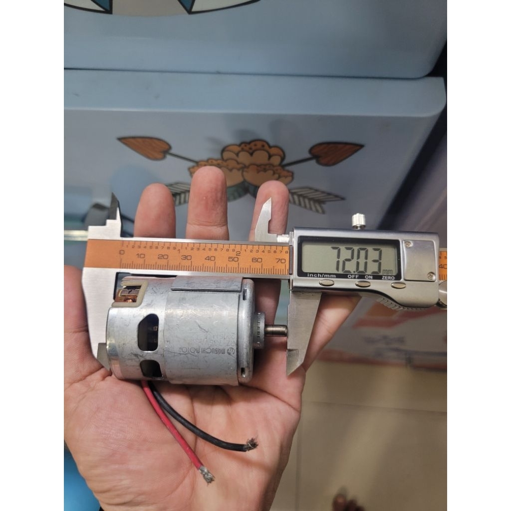 Motor 735 18V cốt 5mm MABUCHI MOTOR dùng cho Ryobi Ridgid AEG Milwaukee hoặc Bosch