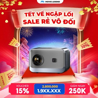    HOT 2025   Máy Chiếu Movie Legend - Máy Chiếu S7 Pro - Hỗ Trợ FULL HD - Bảo hành 12 tháng 