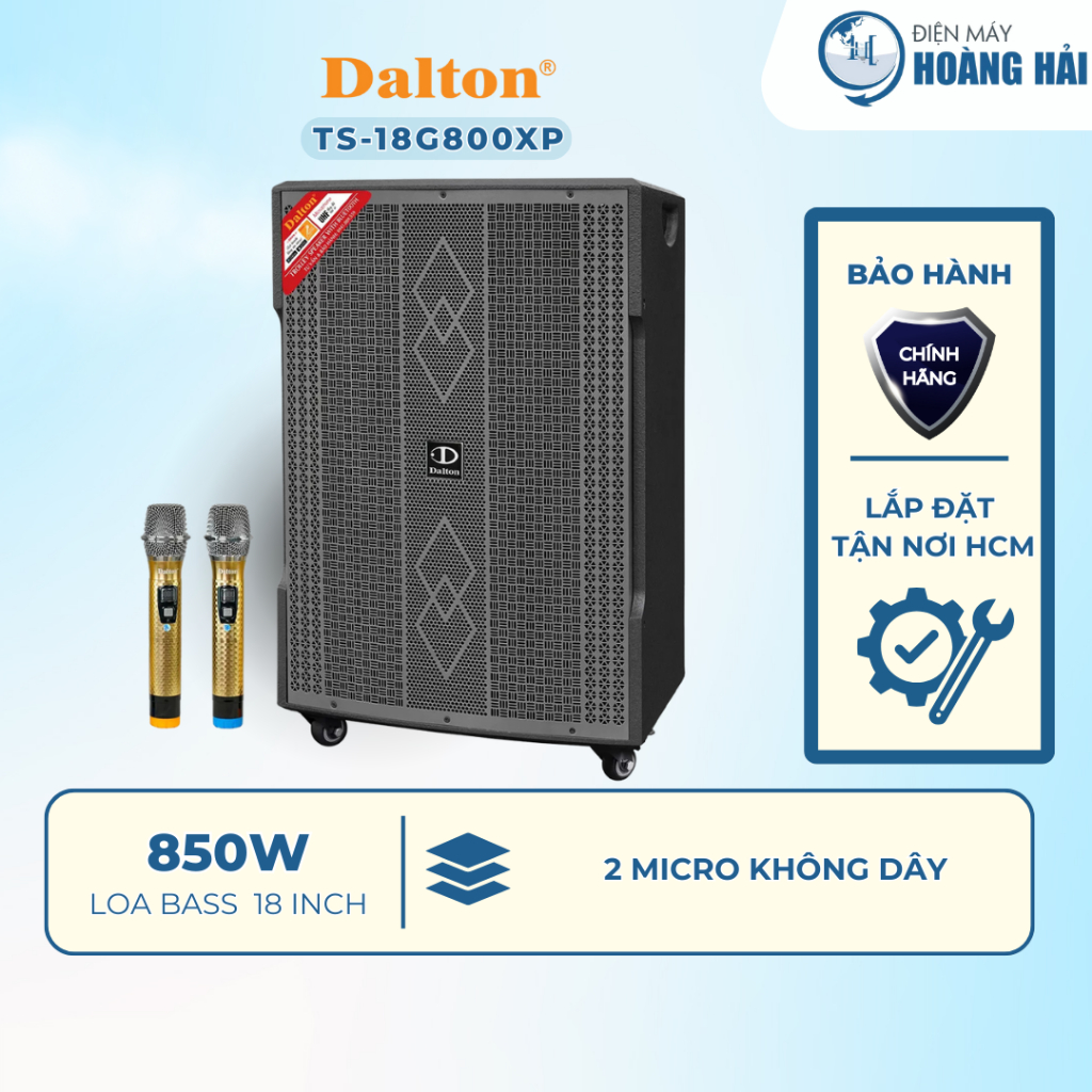 TS-18G800XP | Loa Kéo Dalton TS-18G800XP Bass 50CM 850W - Chính Hãng