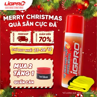  Bình Xịt Vệ Sinh Vợt Pickleball Bọt Tuyết NANO BẠC LIGPRO 200ml Làm Sạch Chống Trầy Mặt Vợt 