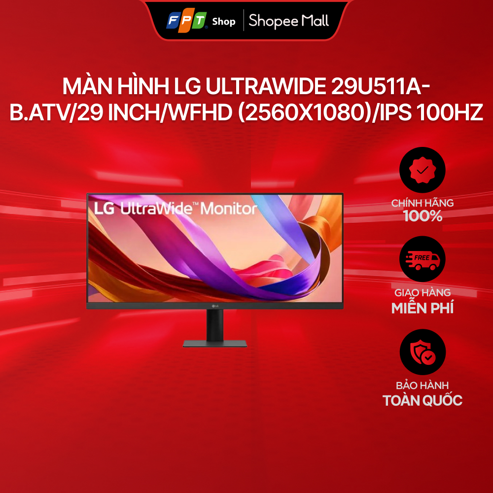 [Chỉ GH tận nơi] Màn hình LG UltraWide 29U511A-B.ATV/29 inch/WFHD (2560x1080)/IPS 100Hz