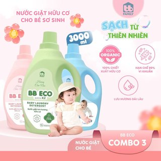  Nước giặt xả hữu cơ cho bé BB ECO enzyme lưu hương 72h dịu nhẹ an toàn cho da nhạy cảm bé sơ sinh 
