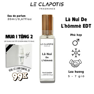 Nước Hoa Nam Cao Cấp Chính Hãng Là Nui de L'Hômmè 20ml Pha Chế Bởi Le Clapotis