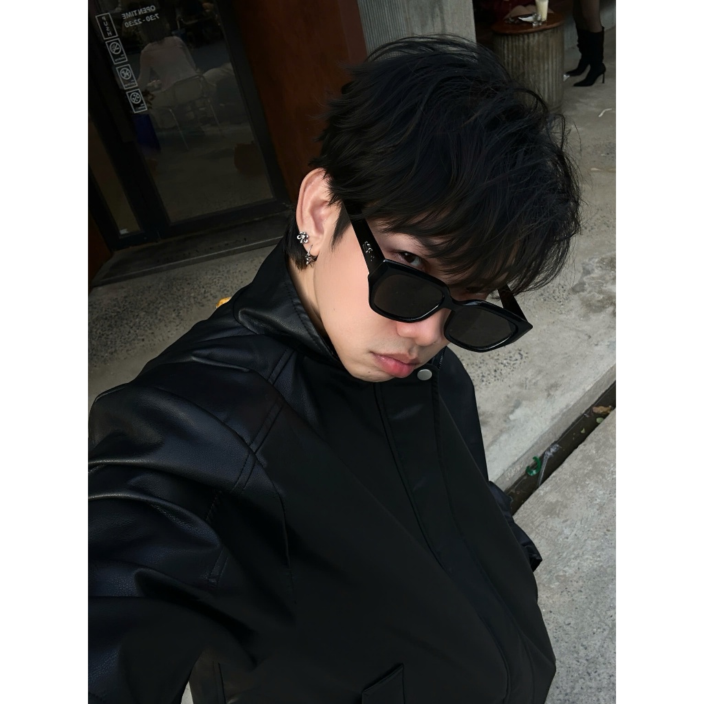 Áo Khoác Da GODMOTHER Khoác Da Cao Cấp Dài Tay Cổ Bẻ Leather Jacket | BigBuy360 - bigbuy360.vn