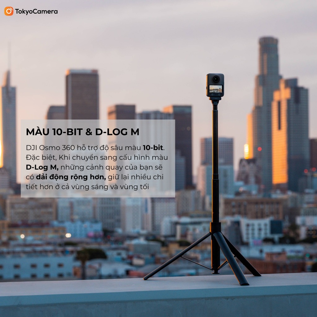 Camera hành động DJI Osmo 360 cảm biến 1/1.1 inch, quay video 360 độ, bảo hành chính hãng 12 tháng | BigBuy360 - bigbuy360.vn