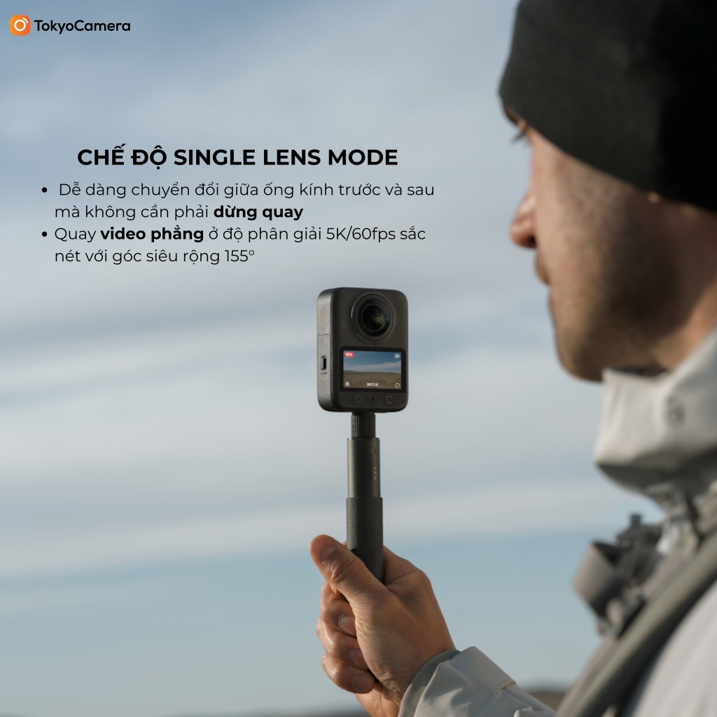 Camera hành động DJI Osmo 360 cảm biến 1/1.1 inch, quay video 360 độ, bảo hành chính hãng 12 tháng | BigBuy360 - bigbuy360.vn