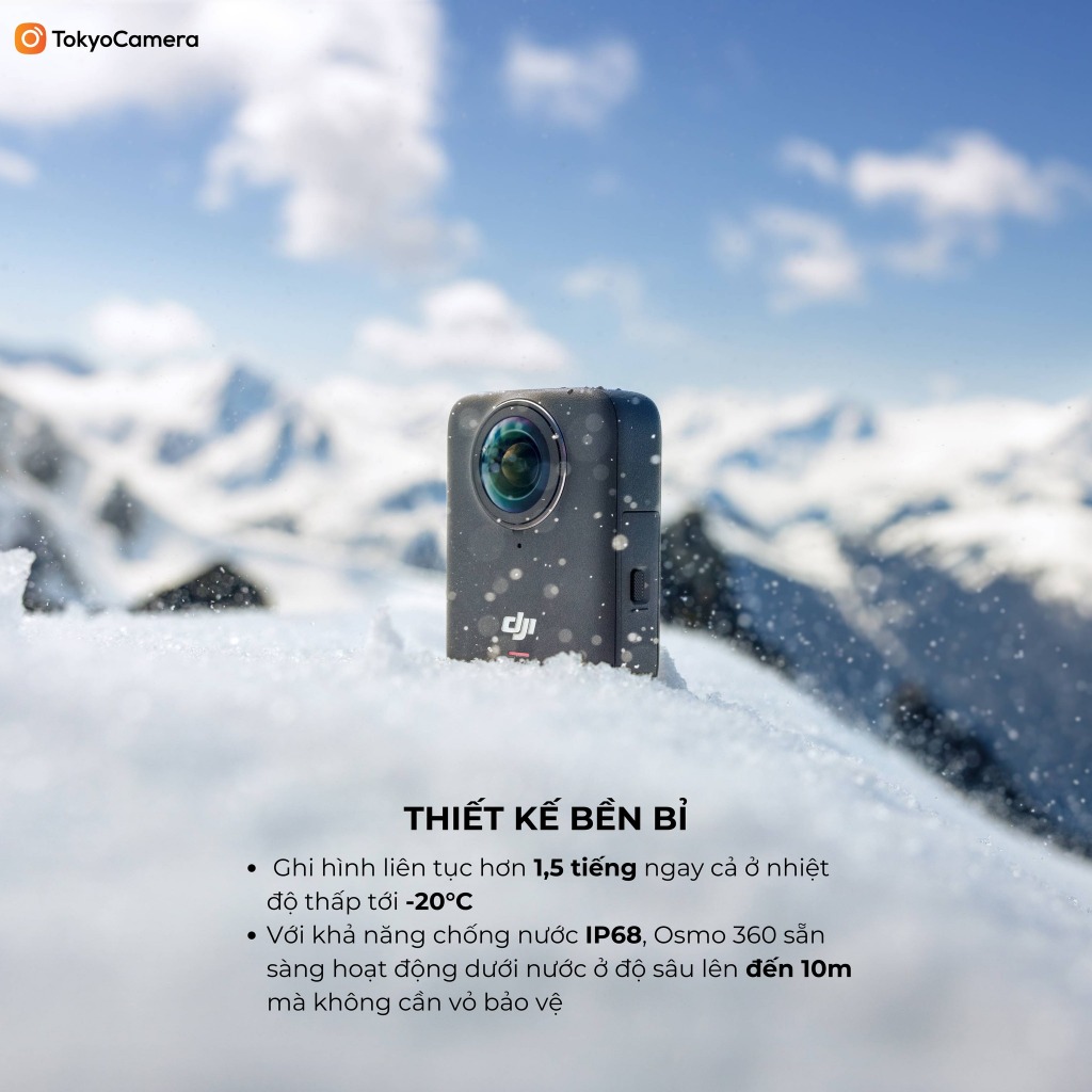 Camera hành động DJI Osmo 360 cảm biến 1/1.1 inch, quay video 360 độ, bảo hành chính hãng 12 tháng | BigBuy360 - bigbuy360.vn