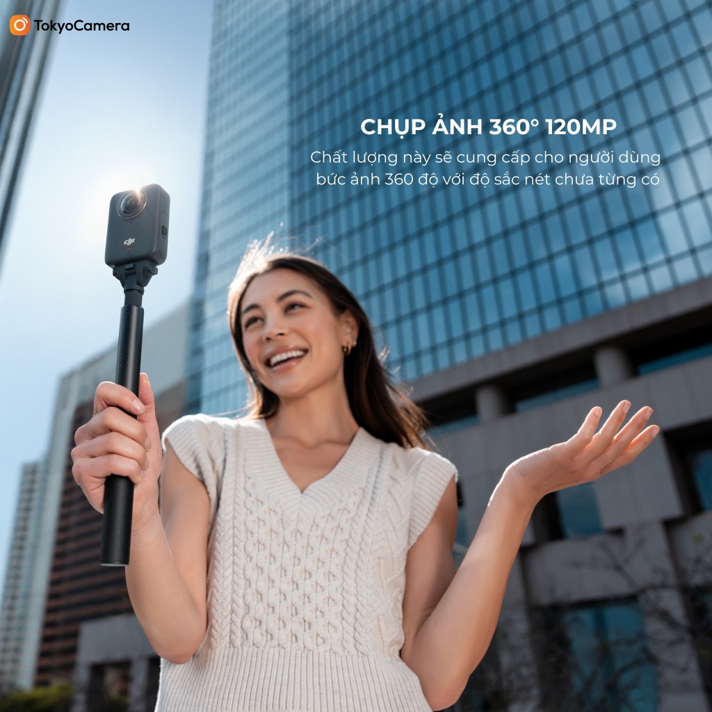Camera hành động DJI Osmo 360 cảm biến 1/1.1 inch, quay video 360 độ, bảo hành chính hãng 12 tháng | BigBuy360 - bigbuy360.vn