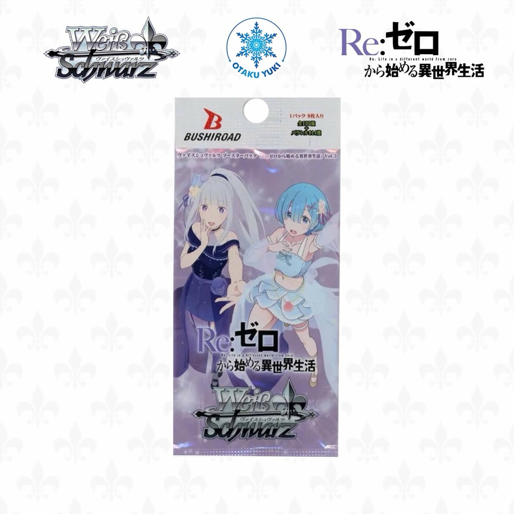Gói Thẻ Pack Card Re:zero Vol 3 (Weiss Schwarz)