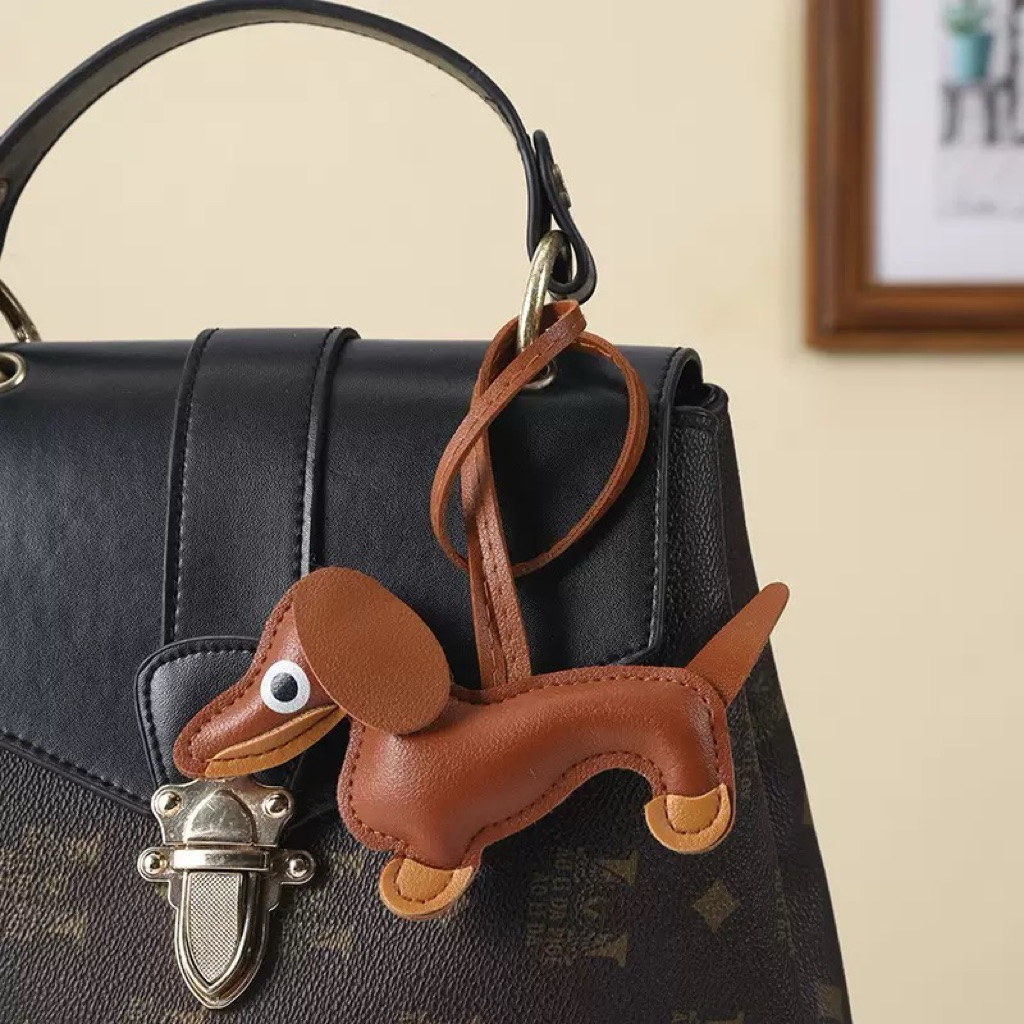 (Ảnh thật) Charm treo túi hình cún nạp xưởng/ Móc treo balo, túi xách, khoá oto, xe máy