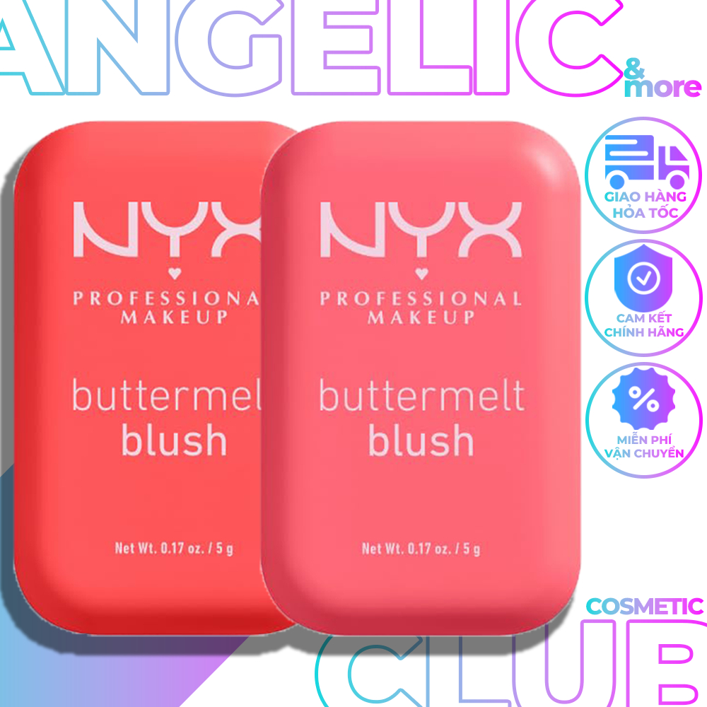 Phấn Má NYX, Phấn Má Hồng NYX Professional Makeup Buttermelt Blush 5g.