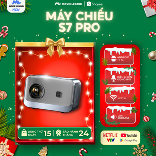    NEW HCM   Máy Chiếu Mini S7 Pro Movie Legend - Hỗ Trợ Full HD Hệ Điều Hành Android 