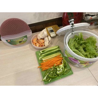 💥Rổ Quay Rau Ly Tâm Duy Tân Cỡ Lớn No.807 - Bộ Dụng Cụ Vắt Khô Rau Củ Quả Nhựa PP Cao Cấp Tiện Lợi💥