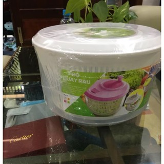 💥Rổ Quay Rau Ly Tâm Duy Tân Cỡ Lớn No.807 - Bộ Dụng Cụ Vắt Khô Rau Củ Quả Nhựa PP Cao Cấp Tiện Lợi💥