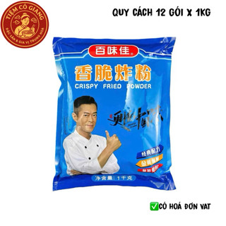 Sỉ 1 Thùng 12 Gói Bột Chiên Giòn Cao Cấp Trung Quốc 1,2KG