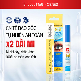  Dưỡng Mi Eveline 8in1 Chính Hãng - Chuốt Mi Dày Và Dài Chắc Khoẻ Mọc Siêu Nhanh 10ml 