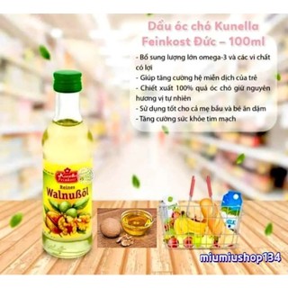 [Date T8/2026] Dầu Óc Chó - Dầu OMEGA 369 Ăn Dặm Kunella Đức 100ml - Cho Bé Từ 6 Tháng Tuổi