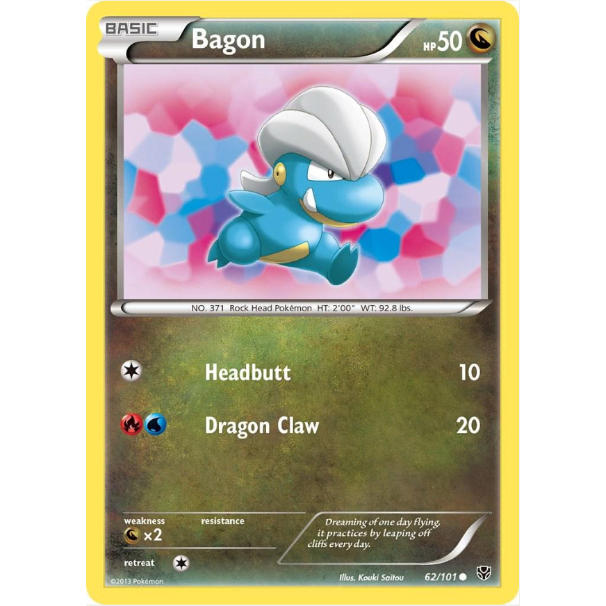 [Thẻ bài Pokemon TCG] Bagon - 62/101 - Common