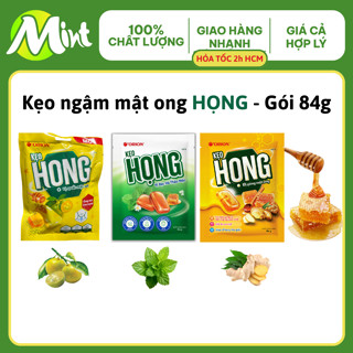   1 gói  Kẹo HỌNG Orion vị Quất mật ong  Gừng mật ong_ Gói 84g. Shop Mint Mint. 