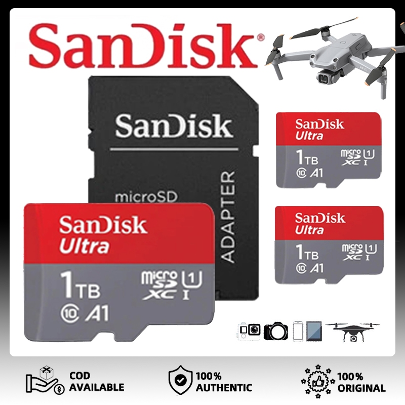Thẻ nhớ MicroSDXC SanDisk Extreme pro A2 UHS-I 16G 32G 64GB 128G 512GB 1TB Ultra UHS-I 150MB/s