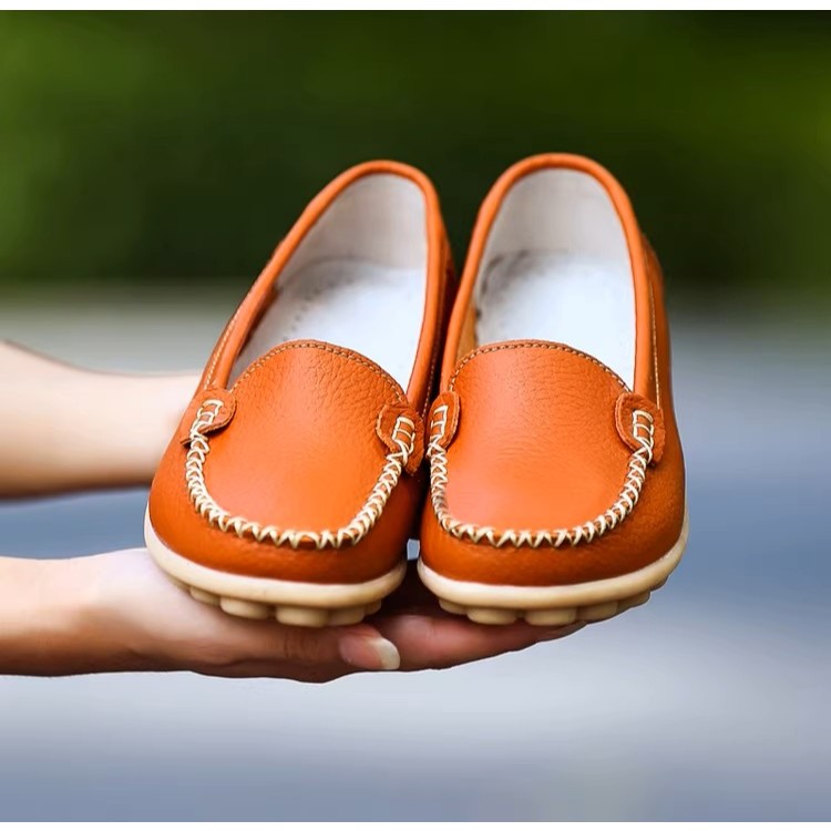 💖👠GIÀY NỮ DA BÒ ĐẾ MỀM CHỐNG TRƠN TRƯỢT PHONG CÁCH THỜI TRANG HIỆN ĐẠI (FG001)