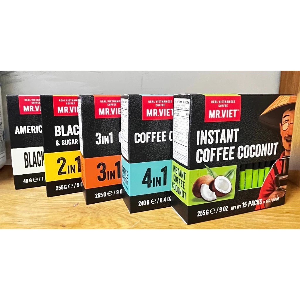 MR.VIET Cà phê Hòa Tan 3 trong 1 (MR.VIET 3 in 1 Instant Coffee)