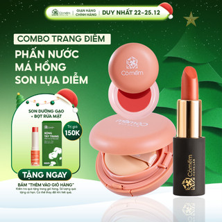   Tone Da Tự Nhiên  Trọn Bộ Combo Trang Điểm Tự Nhiên Son Lụa Diễm Phấn Nước Kem Trang Điểm Cỏ Mềm 