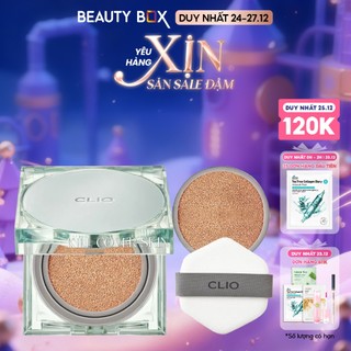   Săn Sale  Phiên bản mới  Phấn Nước Clio Kiềm Dầu Lâu Trôi Kill Cover Skin Fixer Cushion 15gx2 