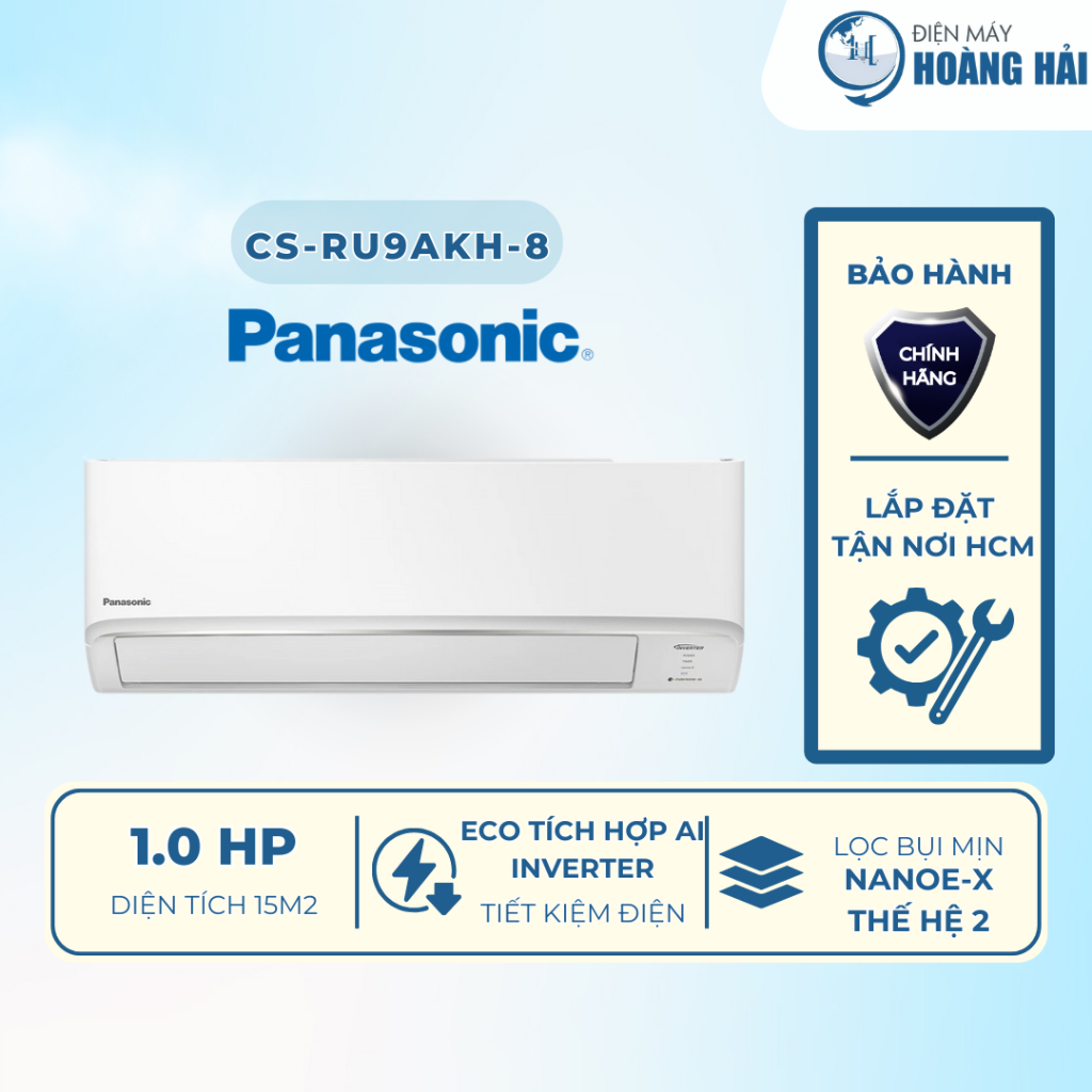 CS-RU9AKH-8 | CS-RU12AKH-8 | CS-RU18AKH-8 Máy lạnh Panasonic Inverter - Chính Hãng