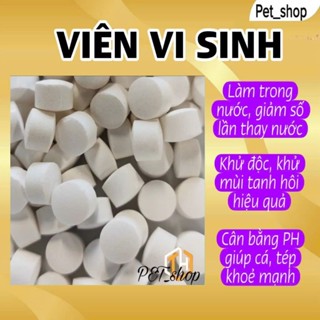 COMBO 100 Viên VI SINH cao cấp giúp cân bằng nước, làm trong nước và bảo vệ cá, tôm, tép khoẻ mạnh.