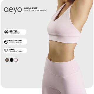  Áo bra nữ tập gym yoga pilate Feminine ver.3 aeyo - áo thể thao tập gym yoga pilates cổ chữ V
