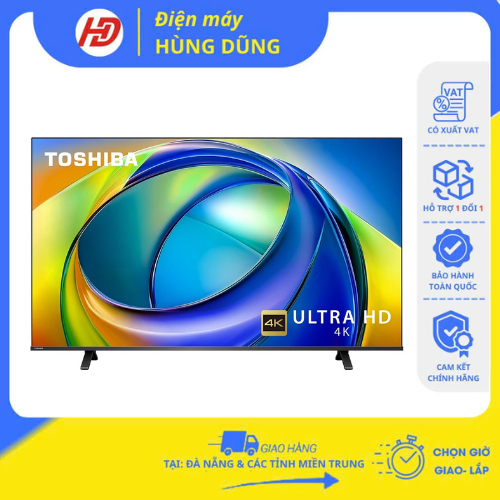 [ SHIP HOẢ TỐC ĐÀ NẴNG, HUẾ ] Smart Tivi Toshiba AI 4K 55 inch 55C350RP- Chính hãng BH 24 tháng