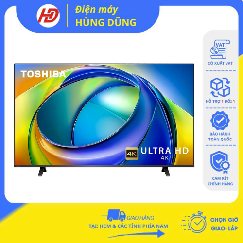 [ SHIP HOẢ TỐC HCM  ] Smart Tivi Toshiba AI 4K 55 inch 55C350RP- Chính hãng BH 24 tháng