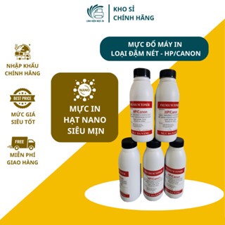 combo 10 lọ Mực đổ máy in canon 2900 loại cao cấp in đậm nét dành cho canon 29000, 3300, 3050/ Hp 2035,2055,402
