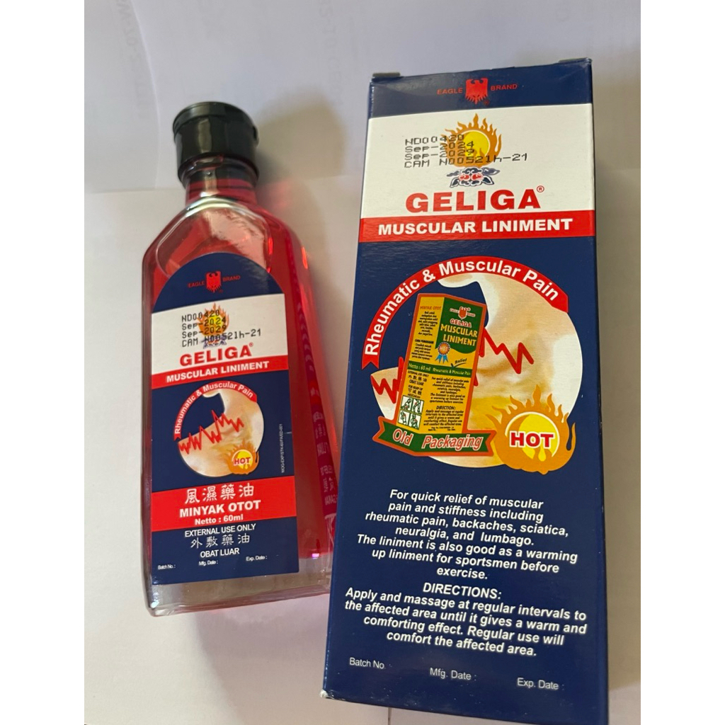 Combo 6 Chai Dầu Ớt GELIGA Muscular Liniment