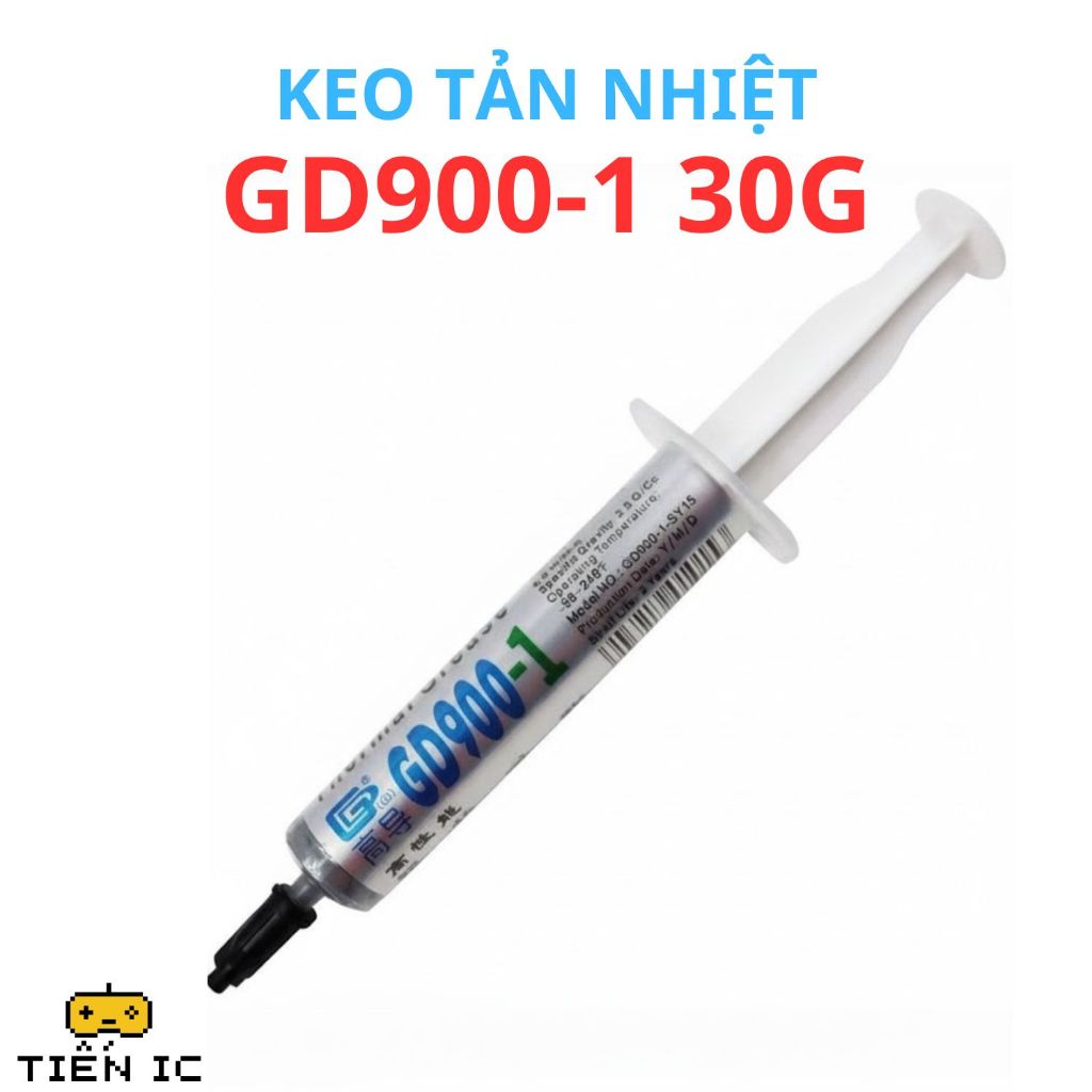 Keo Tản Nhiệt GD900-1 GD900 30g hiệu suất dẫn nhiệt 6.0W/m.K dùng cho máy tính, laptop, điện thoại -