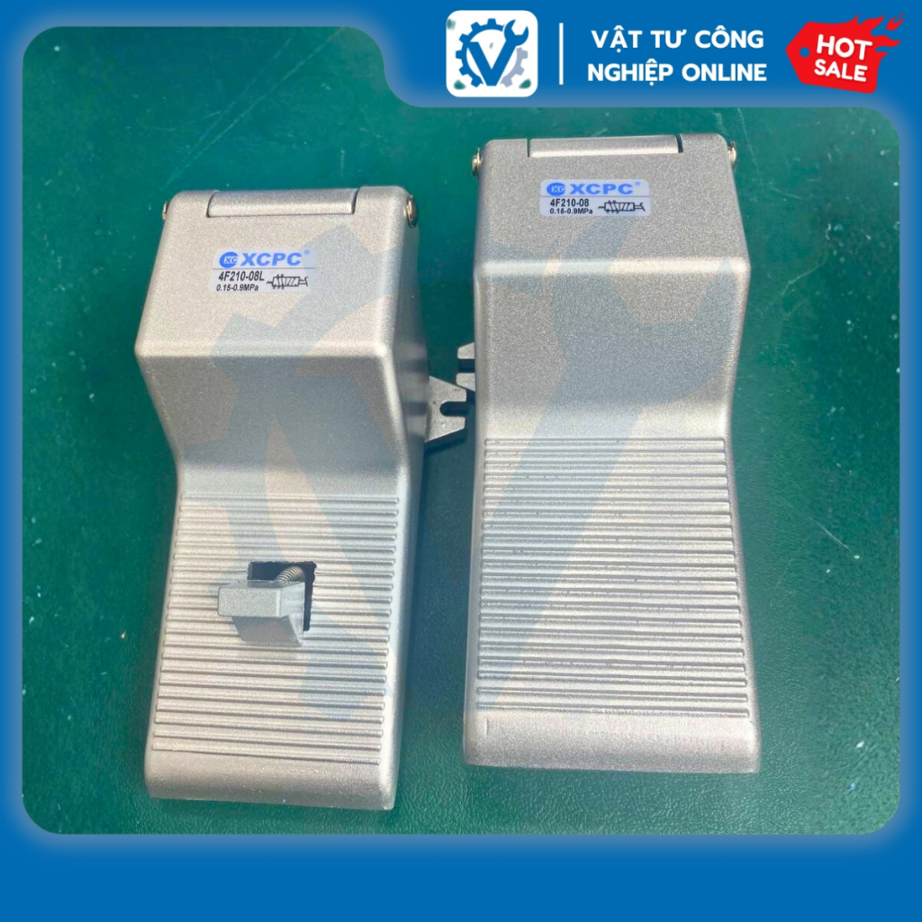 Van Đạp Chân Khí Nén FV420, 4F210-08 (không tự giữ), 4F210-08L (có tự giữ) XCPC