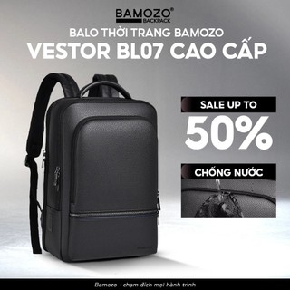 Balo da cao cấp Bamozo Vestor vừa laptop 16 inch, chống thấm, chống gù, tích hợp cổng sạc phù hợp đi học đi làm_BL07
