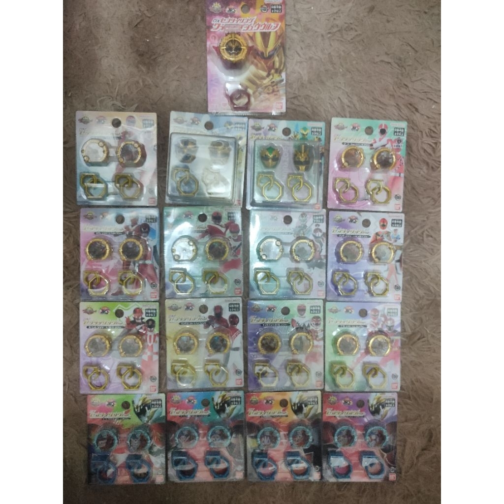 Gozyuger Ring - Number One Sentai nhẫn siêu nhân theo vỉ Ring đặc biệt đeo tay Tegasword