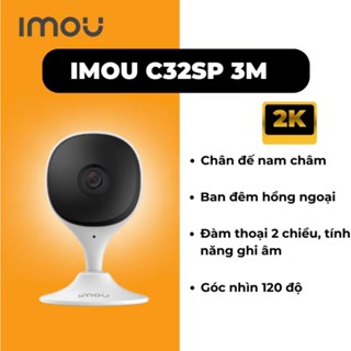 Camera IP WIFI IMOU C32 3.0MP - Full HD 1296P - Đàm thoại 2 chiều - cảnh báo báo động - BH 24 Tháng