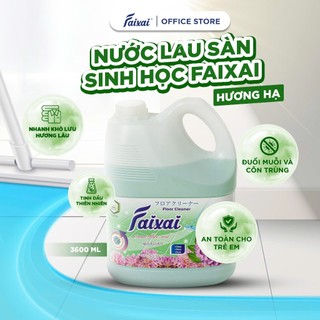 Nước lau sàn nước lau nhà Faixai  3,6L giúp xua đuổi muỗi và côn trùng làm sạch nhanh chóng an toàn chống trơn trượt