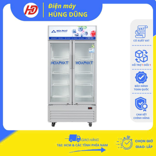 [SHIP HỎA TỐC HCM ] Tủ mát Hòa Phát 526 lít HSR D6526 - BẢO HÀNH CHÍNH HÃNG 24 THÁNG
