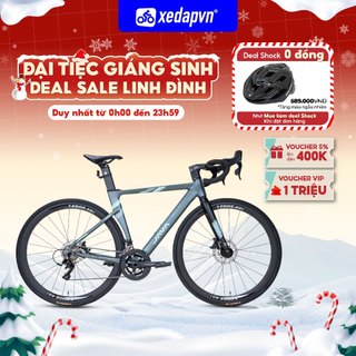 Xe Đạp Đường Trường Road Java Auriga R5 700C – Khung Nhôm Phanh Đĩa 18 Tốc Độ Phù Hợp Người Cao 1m60–1m80 | xedapvn 