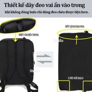 CẶP ĐA NĂNG BALO VĂN PHÒNG CHỈ XÉO ĐÔI - ORIN K1991