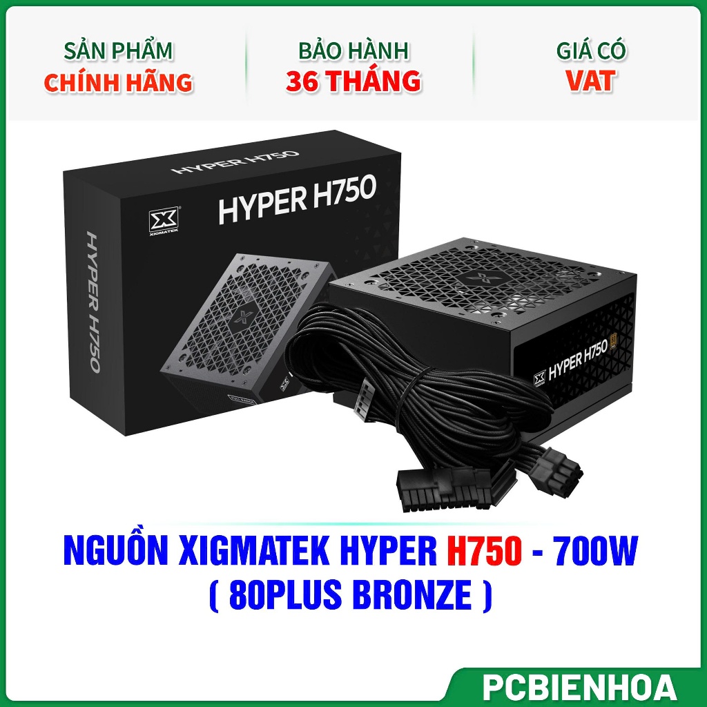 XIGMATEK HYPER H750 (EN48555) - 80PLUS BRONZE-36T