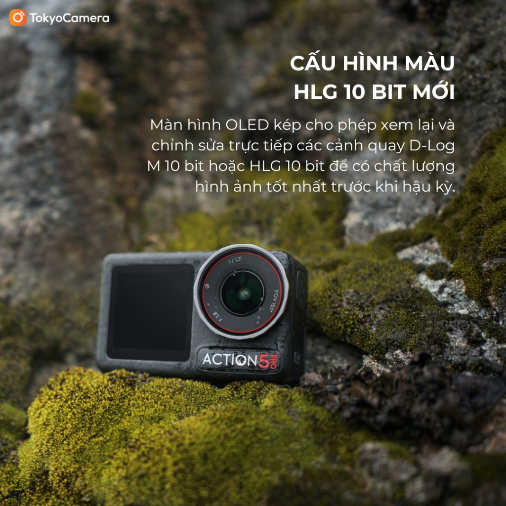 Camera DJI Osmo Action 5 Pro máy quay hành trình quay đêm rõ nét bảo hành chính hãng 12 tháng | BigBuy360 - bigbuy360.vn