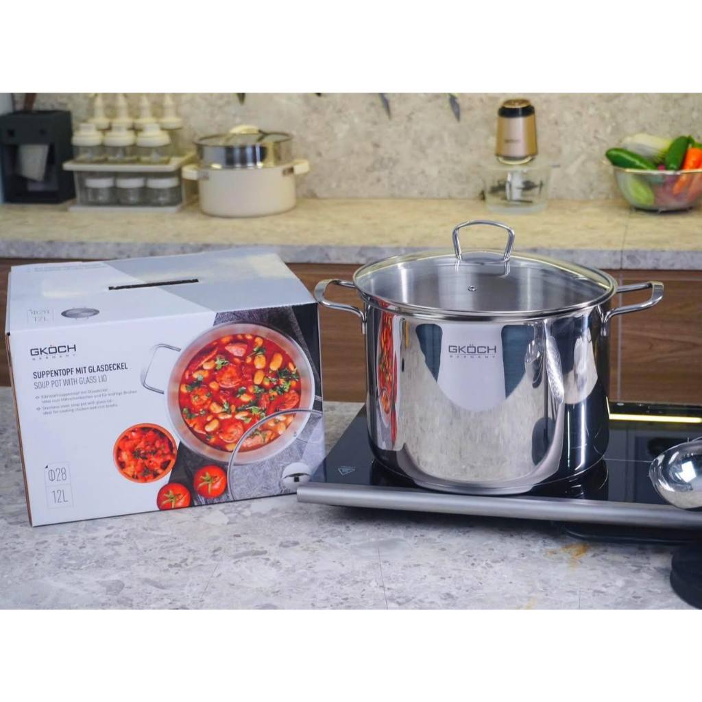 Nồi luộc gà Gkoch Germany 28cm - 12 lít